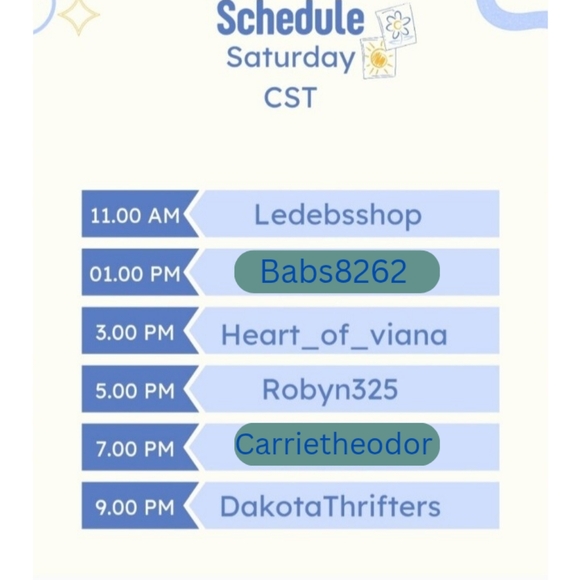 Accessories - SAVE the Dates 2 Day COHOST SWITCH SHOWS!Buy FROM Different COHOST every 2 Hrs!